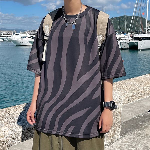 2021 summer mens new round neck casual large size printing loose short-sleeved t-shirt, White;black
2021 summer mens new round neck casual large size printing loose short-sleeved t-shirt, White;black