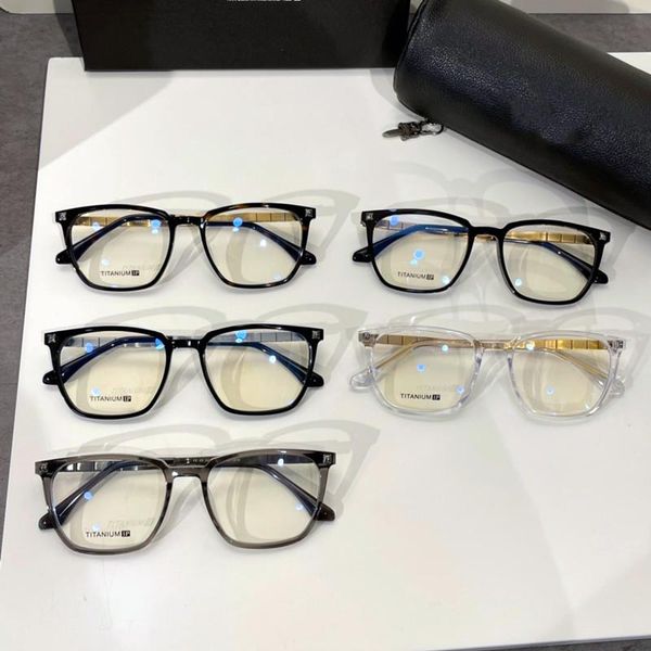 fashion sunglasses frames retro optical frame glasses pure titanium leg acid plate quality 54#18-145, Black
fashion sunglasses frames retro optical frame glasses pure titanium leg acid plate quality 54#18-145, Black