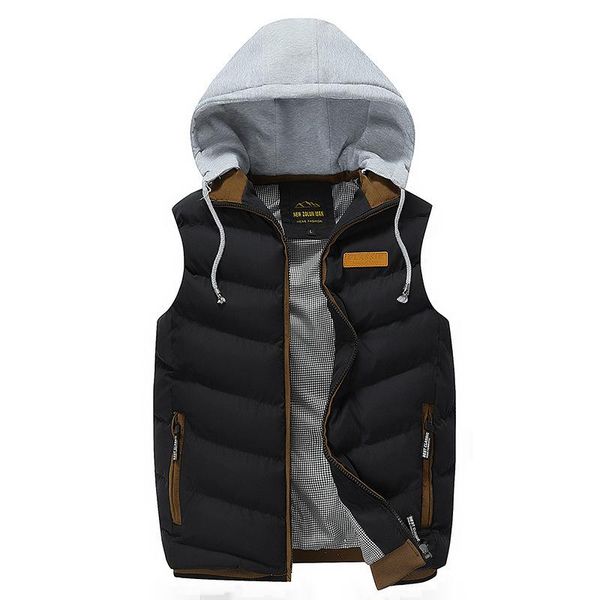 men's vests #3618, Black;white