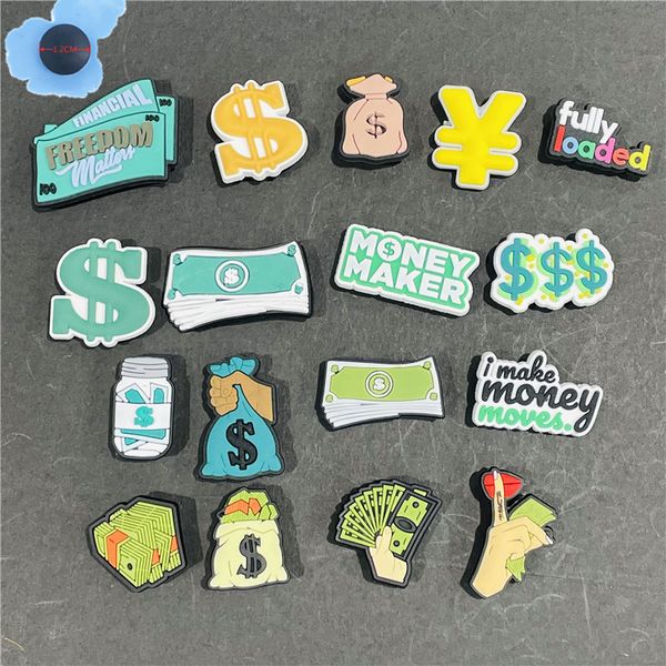 wholesale 100pcs money move cash maker dollars pvc shoe charms shoecharm buckles fashion accessories plastic ornaments soft rubber jibitz fo, White;pink
wholesale 100pcs money move cash maker dollars pvc shoe charms shoecharm buckles fashion accessories plastic ornaments soft rubber jibitz fo, White;pink