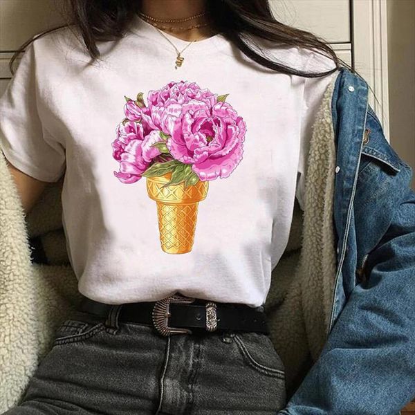 men clothes lady graphic t shirts ice cream sweet summer autumn mujer camisetas floral print tees female shirt, White;black
men clothes lady graphic t shirts ice cream sweet summer autumn mujer camisetas floral print tees female shirt, White;black