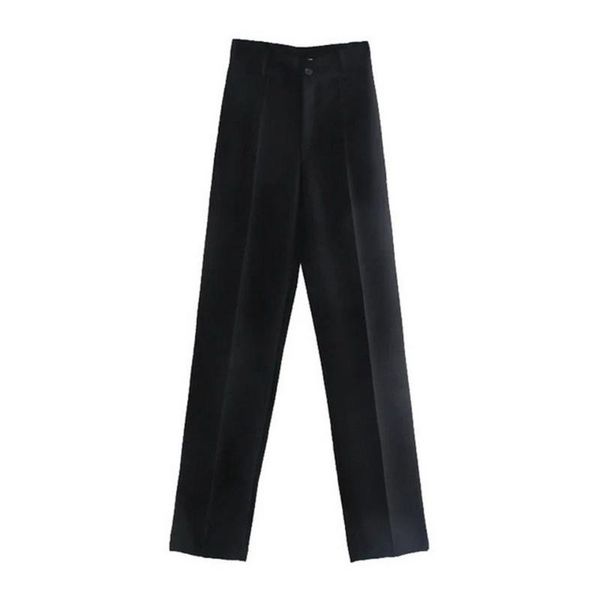 women's pants & capris women chic fashion office wear straight vintage high waist zipper female trousers mujer, Black;white
women's pants & capris women chic fashion office wear straight vintage high waist zipper female trousers mujer, Black;white