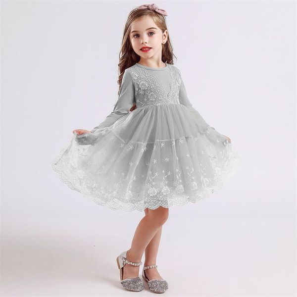 girl's lace long sleeve dress winter kids dresses for girls embroidery flower tulle ball gown princess party children clothing c0223, Red;yellow
girl's lace long sleeve dress winter kids dresses for girls embroidery flower tulle ball gown princess party children clothing c0223, Red;yellow