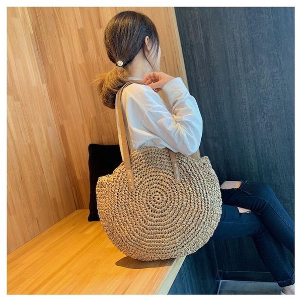 evening bags casual rattan women shoulder circle straw handbags big capacity handmae summer tote lady round bohemian beach treval sac
evening bags casual rattan women shoulder circle straw handbags big capacity handmae summer tote lady round bohemian beach treval sac