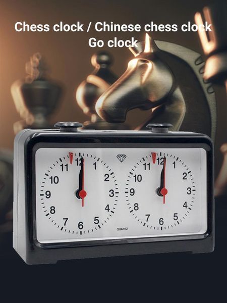 chess clock timer professional mechanical countdown suitable for all kinds of games. desk & table clocks
chess clock timer professional mechanical countdown suitable for all kinds of games. desk & table clocks
