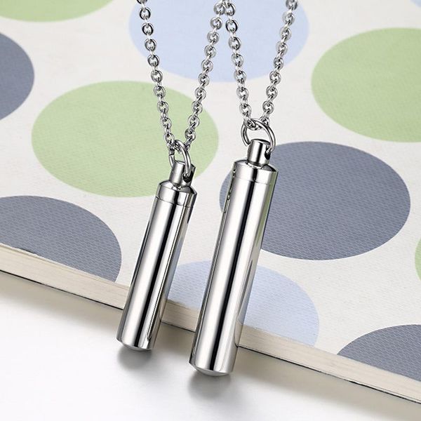 pendant necklaces collier maxi necklace sliver plated cylindrical steel lovers couples link chain jewelry, Silver
pendant necklaces collier maxi necklace sliver plated cylindrical steel lovers couples link chain jewelry, Silver