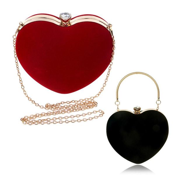 evening bags heart shaped diamonds women chain shoulder purse day clutches for party wedding
evening bags heart shaped diamonds women chain shoulder purse day clutches for party wedding