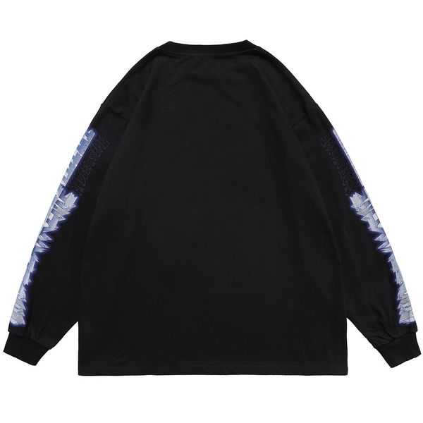 men's hoodies & sweatshirts male aolamegs-sweatshirt with printed letters, punk robot, round collar, fine pullover, spring, high street, Black
men's hoodies & sweatshirts male aolamegs-sweatshirt with printed letters, punk robot, round collar, fine pullover, spring, high street, Black