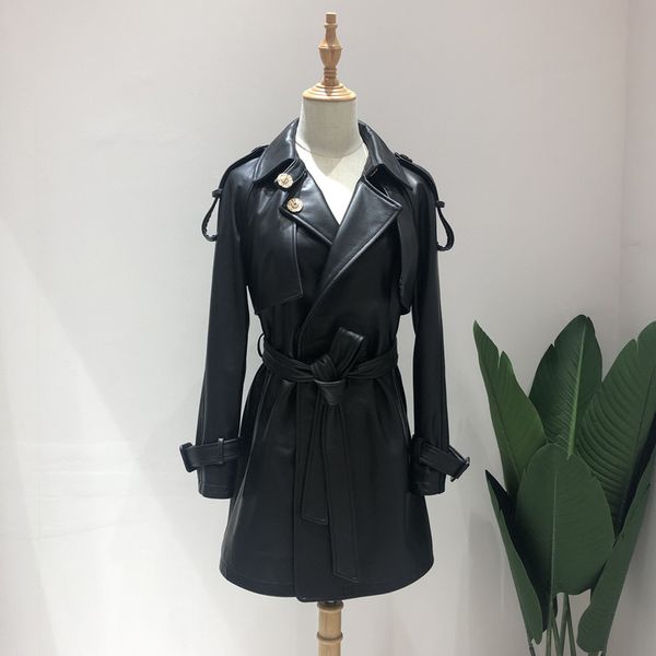 jackets sellers woman coats 100% natural fashion sheepskin leather windbreaker female jackets belt decoration, Black;brown
jackets sellers woman coats 100% natural fashion sheepskin leather windbreaker female jackets belt decoration, Black;brown