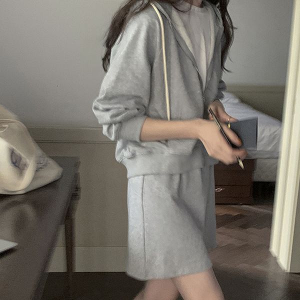 women's jackets gray in hoodie women's nightgown set of two parts fall fried street short casual long sleeve skirt ensemble se4m, Black;brown
women's jackets gray in hoodie women's nightgown set of two parts fall fried street short casual long sleeve skirt ensemble se4m, Black;brown