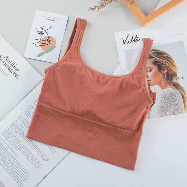 New Women Seamless Wireless Bras Solid Padded Bra Comfortable Casual Crop Top One-Piece Lingerie, Dark gray bra
New Women Seamless Wireless Bras Solid Padded Bra Comfortable Casual Crop Top One-Piece Lingerie, Dark gray bra