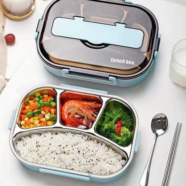 home convenient bento box student creative square 304 stainless steel thermal insulation grid lunch with spoon chopsticks dinnerware sets
home convenient bento box student creative square 304 stainless steel thermal insulation grid lunch with spoon chopsticks dinnerware sets
