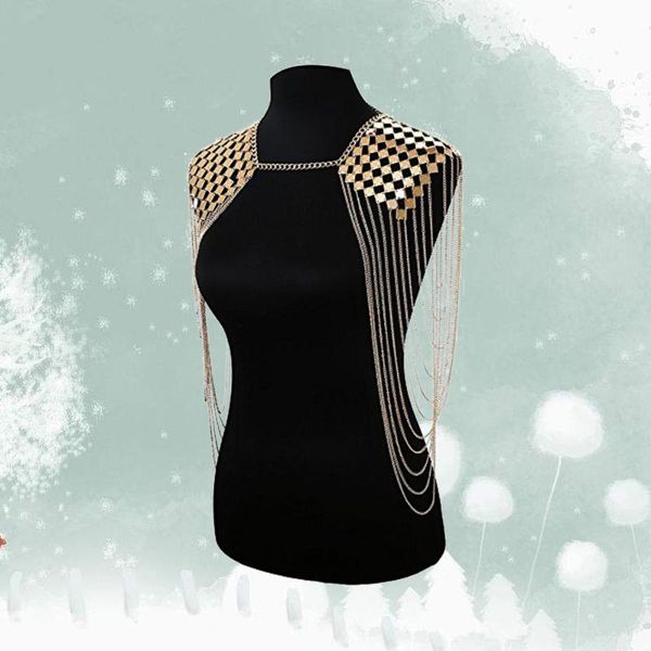 pendant necklaces lady tassels shoulder chain link necklace dangling body (golden), Silver
pendant necklaces lady tassels shoulder chain link necklace dangling body (golden), Silver