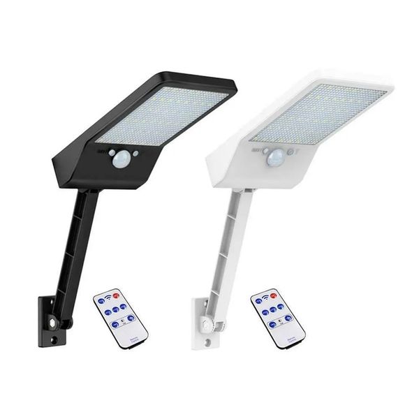 48 led solar wall light pir motion sensor outdoor yard street lamp waterproof with remote control - black
48 led solar wall light pir motion sensor outdoor yard street lamp waterproof with remote control - black