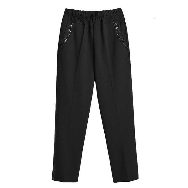 women's pants & capris spring autumn women trousers high waist elasticity casual plus size middle-aged female pantalon femme otg9, Black;white
women's pants & capris spring autumn women trousers high waist elasticity casual plus size middle-aged female pantalon femme otg9, Black;white