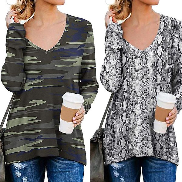 long sleeve thin fashion camouflage snakeskin casual plus size green grey zipper women female t-shirt clothes women's, White
long sleeve thin fashion camouflage snakeskin casual plus size green grey zipper women female t-shirt clothes women's, White