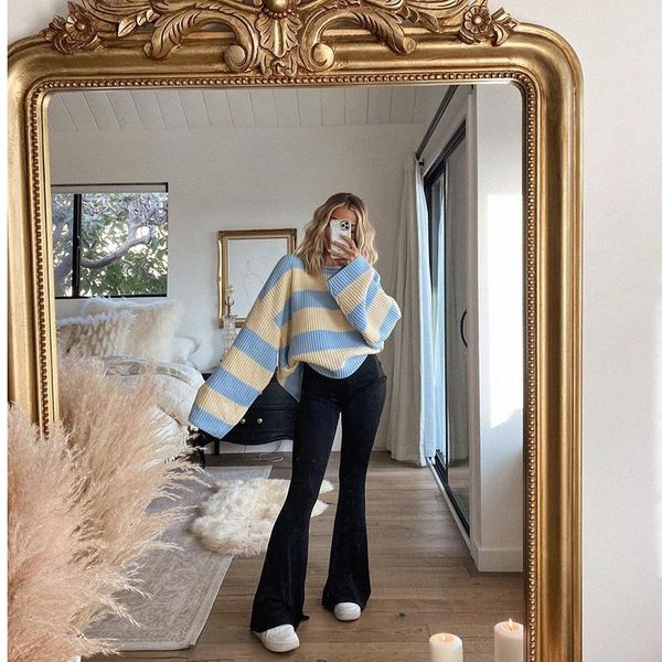women's pants & capris solid color flared high waist stretch tights 2021 spring and autumn fashion personality street leisure, Black;white
women's pants & capris solid color flared high waist stretch tights 2021 spring and autumn fashion personality street leisure, Black;white