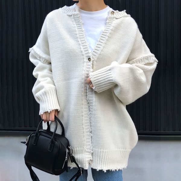 women's knits & tees women knitted cardigan sweaters fashion spring autumn korea style sweater coat chic ladies casual loose sweet wc2, White
women's knits & tees women knitted cardigan sweaters fashion spring autumn korea style sweater coat chic ladies casual loose sweet wc2, White