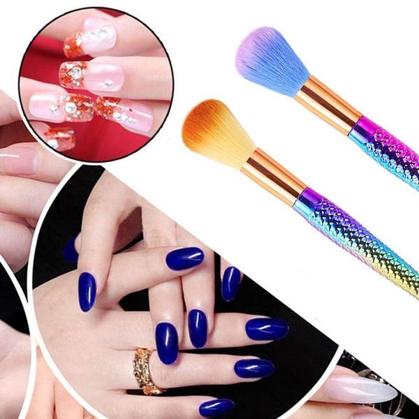 nail brushes 2021 mermaid rainbow handle soft fluffy art brush pen dust clean glitter powder remover makeup manicure tools, Yellow
nail brushes 2021 mermaid rainbow handle soft fluffy art brush pen dust clean glitter powder remover makeup manicure tools, Yellow