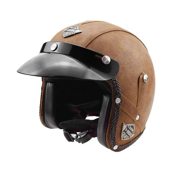 open face pu leather helmet motorcycle half personalized mens womens vintage retro motocross helmets
open face pu leather helmet motorcycle half personalized mens womens vintage retro motocross helmets