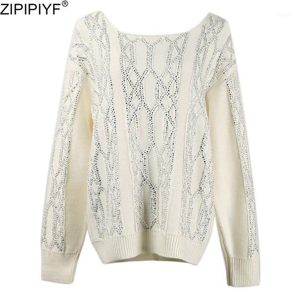 women's sweaters 2021 europe-american high-end spring luxury drilling knitted for women sweater pullovers o-neck long sleeve femme q497, White;black
women's sweaters 2021 europe-american high-end spring luxury drilling knitted for women sweater pullovers o-neck long sleeve femme q497, White;black