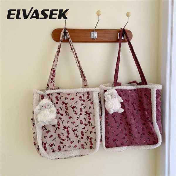 evening bags women rose plush student shopping bag 2021 retro canvas handbag tote large capacity shoulder cute book for girls
evening bags women rose plush student shopping bag 2021 retro canvas handbag tote large capacity shoulder cute book for girls