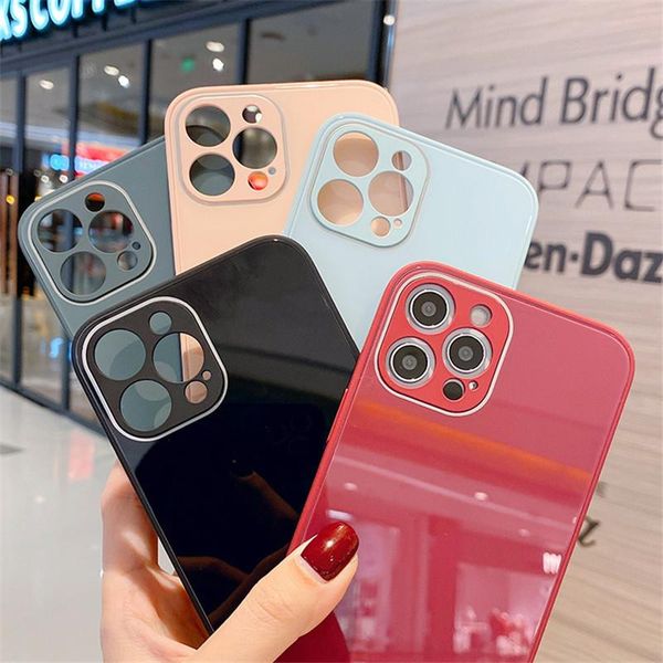 cell phone pouches candy solid color glass case for 11 12 pro max mini x xr xs 7 8 plus camera lens protection back cover
cell phone pouches candy solid color glass case for 11 12 pro max mini x xr xs 7 8 plus camera lens protection back cover