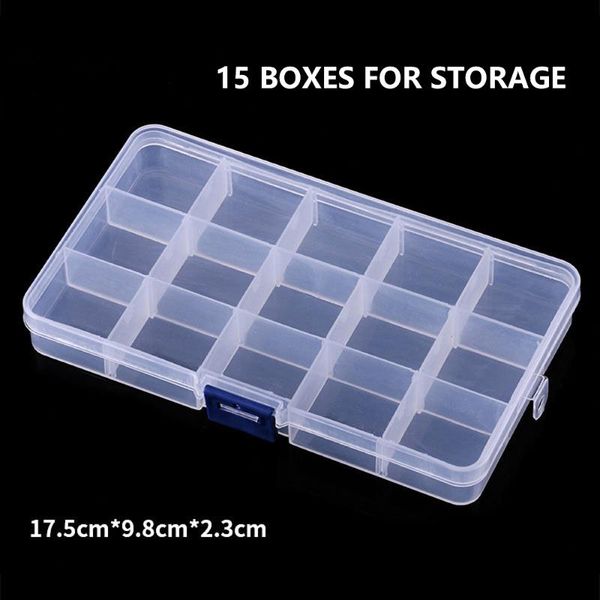 fishing accessories tackle box 15 compartment lures storage organizer with removable dividers transparent baits hooks gadget
fishing accessories tackle box 15 compartment lures storage organizer with removable dividers transparent baits hooks gadget