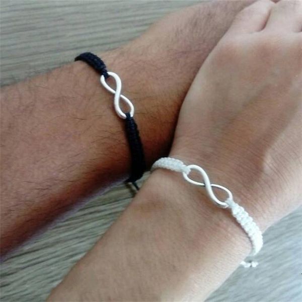 charm bracelets 1pc/can be set handmade couple bracelet 8 infinity braided friendship jewelry, Golden;silver
charm bracelets 1pc/can be set handmade couple bracelet 8 infinity braided friendship jewelry, Golden;silver