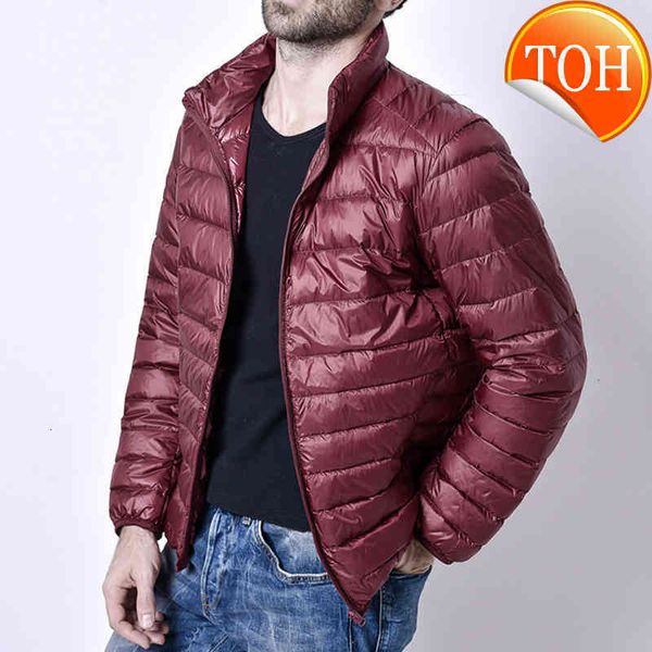 ultra winter jacket men's down light men windbreaker feather man lightweight portable warm coat, Black
ultra winter jacket men's down light men windbreaker feather man lightweight portable warm coat, Black