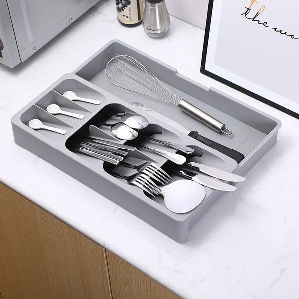 duolvqi practical spoon knife fork tableware organizer kitchen cutlery storage tray separation pp container & organization
duolvqi practical spoon knife fork tableware organizer kitchen cutlery storage tray separation pp container & organization