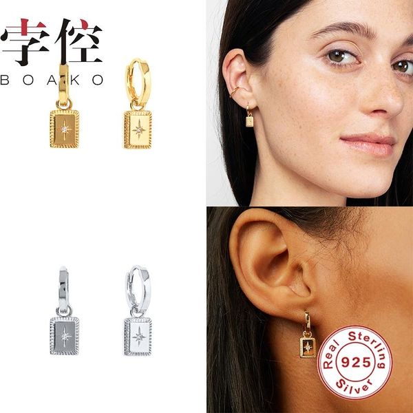 square hoop earrings for women 925 silver 2021 fashionable cute jewelry zircon pendientes brincos aretes & huggie, Golden;silver
square hoop earrings for women 925 silver 2021 fashionable cute jewelry zircon pendientes brincos aretes & huggie, Golden;silver
