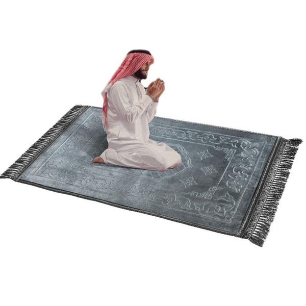 carpets portable muslim prayer rug 3d embossed floral thick velvet plush praying mat solid color tassel turkish islamic blanket
carpets portable muslim prayer rug 3d embossed floral thick velvet plush praying mat solid color tassel turkish islamic blanket