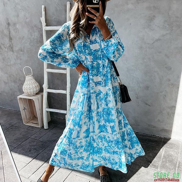 casual dresses classic v neck women belt outdoor dress summer printed long sleeve loose elegant female streetwear vestidos, Black;gray
casual dresses classic v neck women belt outdoor dress summer printed long sleeve loose elegant female streetwear vestidos, Black;gray