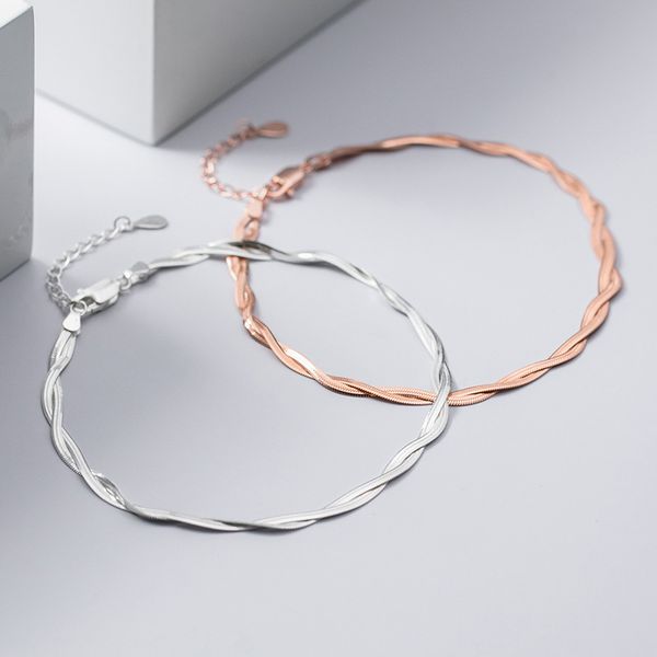 miqiao double-layer snake chain anklet for women 925 sterling silver foot jewelry fashion rose gold color ornament 2021 platform, Red;blue
miqiao double-layer snake chain anklet for women 925 sterling silver foot jewelry fashion rose gold color ornament 2021 platform, Red;blue