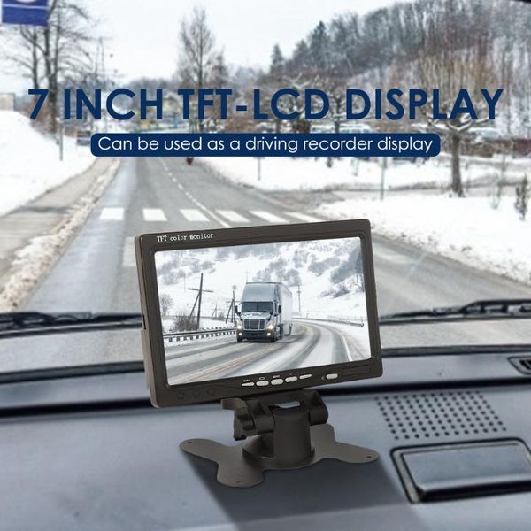 car video 7 inch screen display monitor 800x480 reversing parking with rca 2 input 18 led rearview camera for bus truck
car video 7 inch screen display monitor 800x480 reversing parking with rca 2 input 18 led rearview camera for bus truck