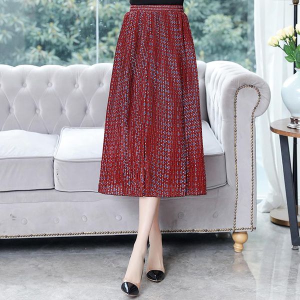 skirts 2021 summer chiffon women elegant floral print high waist midi skirt casual a line loose beach pleated, Black
skirts 2021 summer chiffon women elegant floral print high waist midi skirt casual a line loose beach pleated, Black