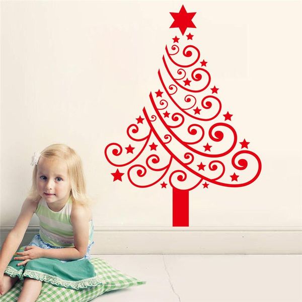 wall stickers christmas tree with star for shop office home decoration window decals xmas festival season mural art
wall stickers christmas tree with star for shop office home decoration window decals xmas festival season mural art
