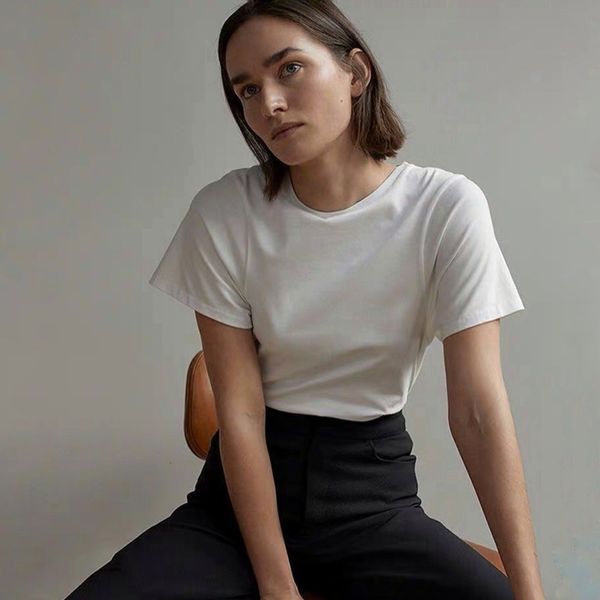 wind t-shirt female swedish minority curved narrow shoulder design shows thin organic cotton short sleeve t 4 color, Black;gray
wind t-shirt female swedish minority curved narrow shoulder design shows thin organic cotton short sleeve t 4 color, Black;gray