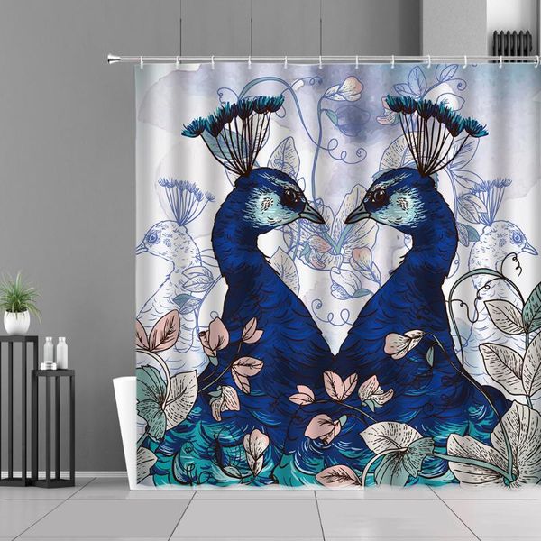 blue double peacock flower background shower curtain bathroom curtains wall hanging polyester waterproof home decor with hook
blue double peacock flower background shower curtain bathroom curtains wall hanging polyester waterproof home decor with hook