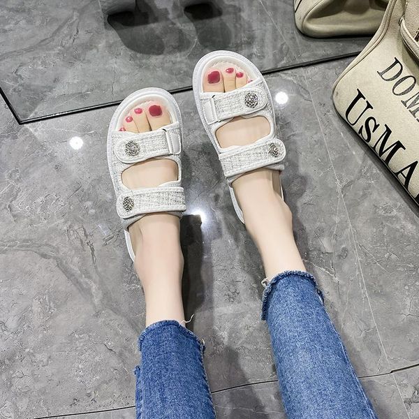 sandals trends summer flat british wind embroidery thick-soled casual roman fragrance designer shoes star, Black
sandals trends summer flat british wind embroidery thick-soled casual roman fragrance designer shoes star, Black