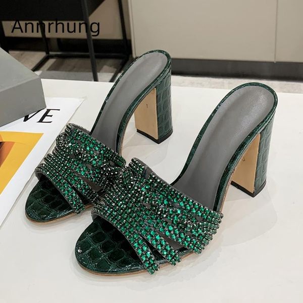 slippers 2021 summer rhinestone high heel women open toe genuine leather stone grain crystal runway shoes woman, Black
slippers 2021 summer rhinestone high heel women open toe genuine leather stone grain crystal runway shoes woman, Black