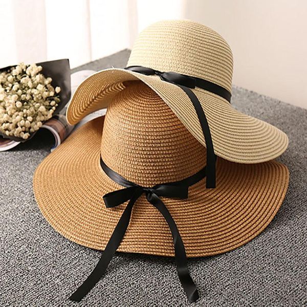 fashion summer straw hat woman beach sun hats leisure journey outdoors vacation accessories uv protection wide brim, Blue;gray
fashion summer straw hat woman beach sun hats leisure journey outdoors vacation accessories uv protection wide brim, Blue;gray
