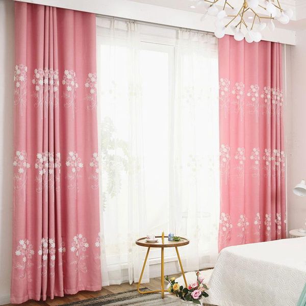 curtain & drapes blue pink minimalist embroidery bouquet fabric half blackout curtains european tulle bedroom living room home decoration
curtain & drapes blue pink minimalist embroidery bouquet fabric half blackout curtains european tulle bedroom living room home decoration