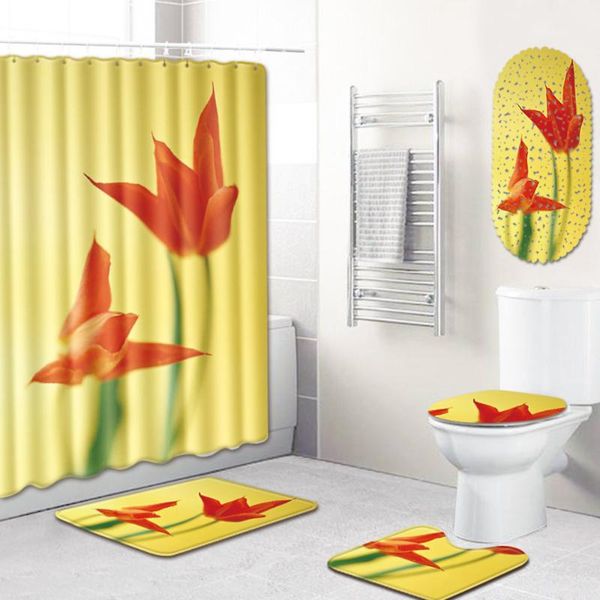 bath mats bouquet bathroom mat waterproof shower curtain five-piece toilet carpet kitchen bamboo
bath mats bouquet bathroom mat waterproof shower curtain five-piece toilet carpet kitchen bamboo