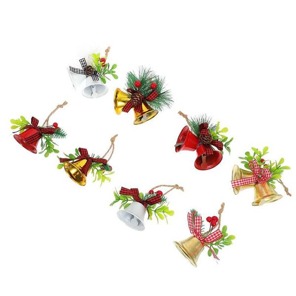 wall clocks 8pcs christmas bell pendant xmas tree decoration for decor (assorted color)
wall clocks 8pcs christmas bell pendant xmas tree decoration for decor (assorted color)