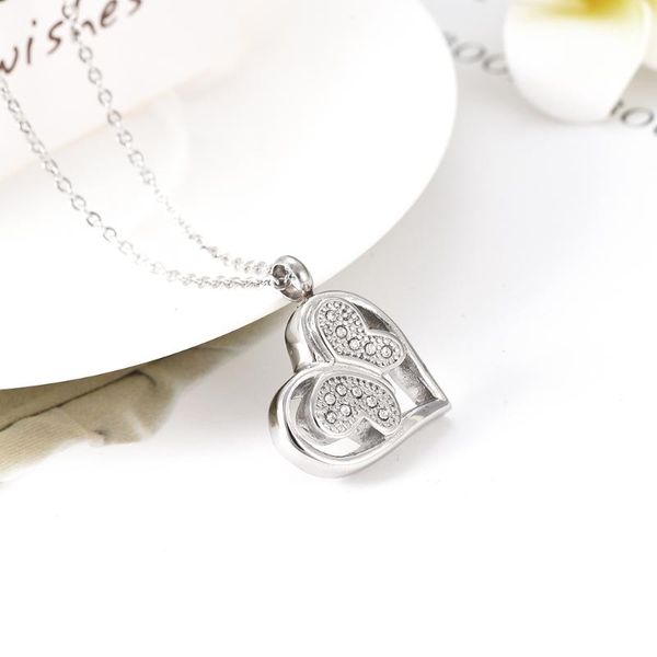 pendant necklaces x029 butterfly & heart design cremation white stones inlay memorial urn locket stainless steel jewelry for ashes, Silver
pendant necklaces x029 butterfly & heart design cremation white stones inlay memorial urn locket stainless steel jewelry for ashes, Silver