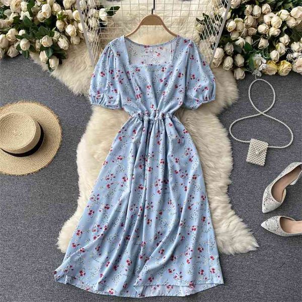 women fashion summer square neck lace up waist thin sweet flower print a-line dress short sleeve clothes vestidos s370 210527, Black;gray
women fashion summer square neck lace up waist thin sweet flower print a-line dress short sleeve clothes vestidos s370 210527, Black;gray