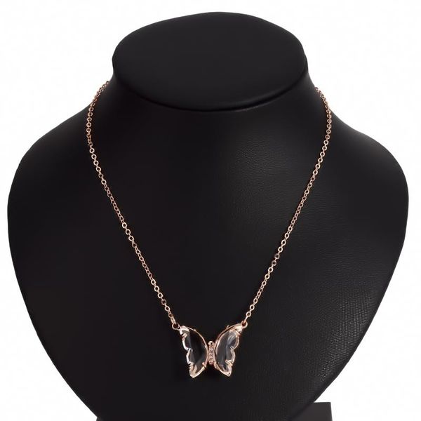 pendant necklaces fashion glass nine colors crystal butterfly necklace for women glamour female color jewelry, Silver
pendant necklaces fashion glass nine colors crystal butterfly necklace for women glamour female color jewelry, Silver