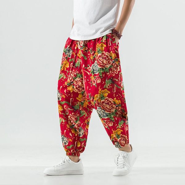 men's pants mrgb 2021 harem man chinese style cotton linen floral graphic men trousers straight wide jogger clothing, Black
men's pants mrgb 2021 harem man chinese style cotton linen floral graphic men trousers straight wide jogger clothing, Black